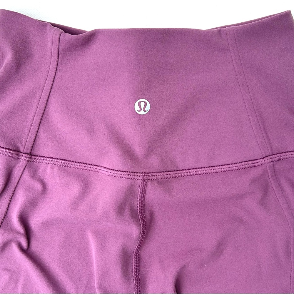 Lululemon Add Flare High-Rise Crop 21" in Vintage Plum. Size 4 . Like New - Picture 10 of 12